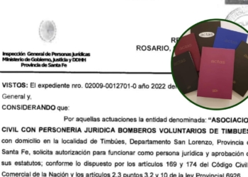 Los Bomberos Voluntarios de Timbúes consiguieron su personería jurídica