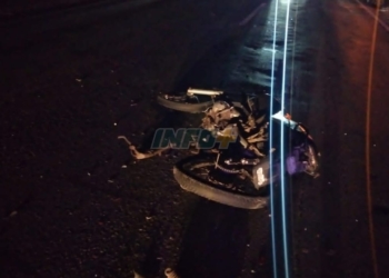 Un joven cayó de su moto entre Totoras y Clason y fue internado en el HECA