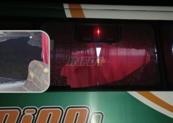 Apedrearon un colectivo en Barrancas y una nena resultó herida