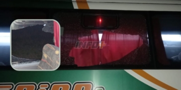 Apedrearon un colectivo en Barrancas y una nena resultó herida
