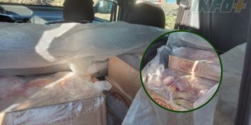 Decomisaron más de 100 pollos en Totoras transportados de manera indebida