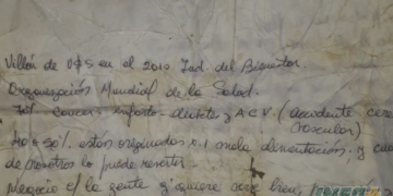 Misterio de los dólares en Las Parejas: hallaron una carta en el basural