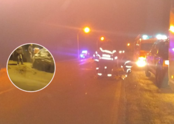 Maciel: un vecino falleció tras un accidente entre auto y colectivo en Ruta 11