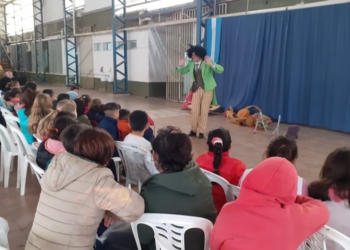 Presentaron en Diaz una obra de teatro: «Los derechos de la basura»