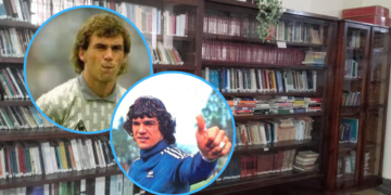 Maciel recibe la muestra que honra a los Campeones del 78 y 86