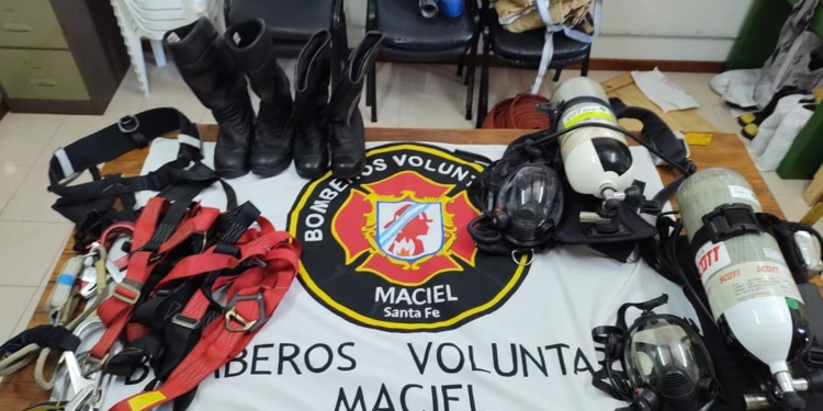 Maciel será sede del curso de Bomberos junto a 13 cuarteles