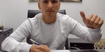 ¡Grande pibe!: el sangenarino Cerrudo firmó su primer contrato con Rosario Central