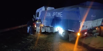 Un camionero de Totoras sufrió un accidente sobre la Ruta 34