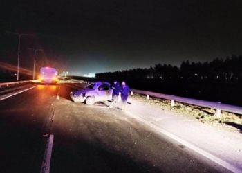 Una mujer de Oliveros chocó contra el guardarraíl en autopista