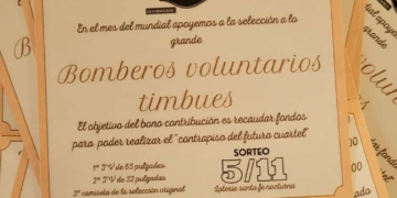 Bomberos de Timbúes lanzaron un bono: «Para ver a la selección a lo grande»
