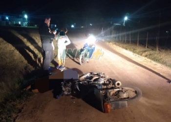 Un joven de Barrancas sufrió heridas tras colisionar en moto contra un caballo