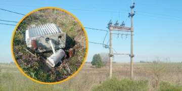 Oliveros: intentaron robar un transformador frente al puesto de Gendarmería