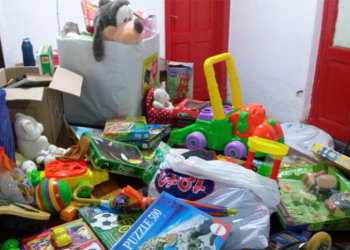 La Peña «Pato Abbondanzieri» de Totoras realiza una colecta de juguetes