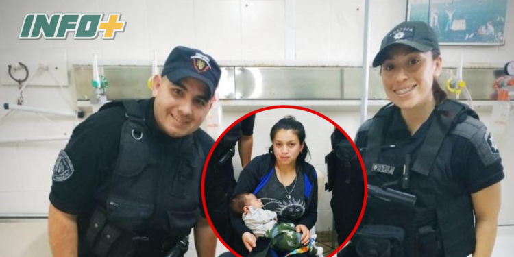 Una joven policía de Barrancas salvó la vida de un bebé que había dejado de respirar