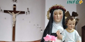 Oliveros y Díaz homenajean a su Santa Patrona, Santa Rosa de Lima