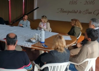 San Genaro: firmaron convenio para obra de tendido eléctrico en un sector de la ciudad