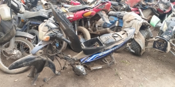 Robaron una moto en San Genaro y fue encontrada desarmada