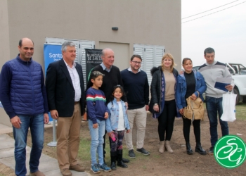 Entregaron cuatro nuevas viviendas a familias de San Genaro