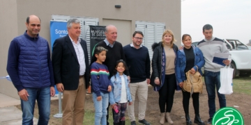 Entregaron cuatro nuevas viviendas a familias de San Genaro