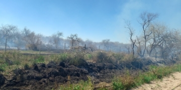 Bomberos Barrancas trabajaron en cinco incendios de pastizales durante el sábado