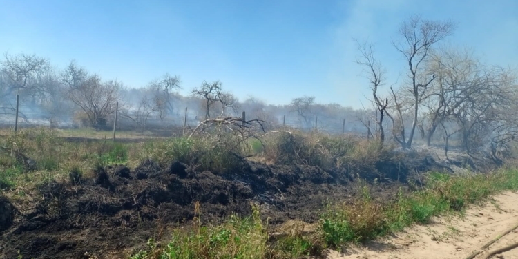 Bomberos Barrancas trabajaron en cinco incendios de pastizales durante el sábado