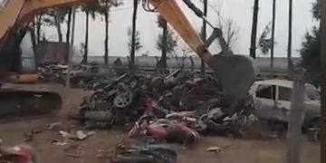 Timbúes: sacaron 55 toneladas de chatarra del corralón y harán huerta