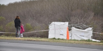 Hallaron sin vida a un joven de 30 años a la vera de la autopista: investigan un homicidio