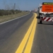 Comenzaron a repintar la Ruta 11 entre Barrancas y Sauce Viejo
