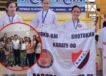 El Karate de Gaboto se lució en el Torneo Argentino y recibieron un importante apoyo económico