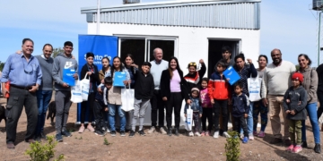 Cinco familias de Andino ya tienen su casa propia: «Es un sueño»