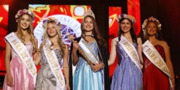 Valentina, la macielense que brilló y fue elegida en la Fiesta Nacional de los Estudiantes