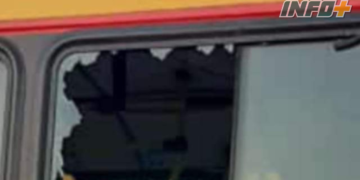 Apedrearon el colectivo en el que viajaban jugadores del CARJU