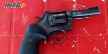 Amenazó a su hija con un arma de fuego y fue detenido 
