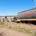 Un tren cargado descarriló en Puerto San Martín: 4 vagones volcados