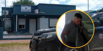 Un delincuente desvalijó dos casas en Timbúes y quedó filmado