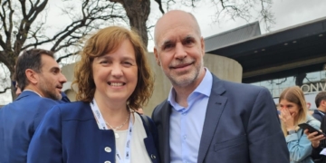 Lanatti se reunió con Horacio Rodríguez Larreta en la Cumbre Global de Alcaldes C40