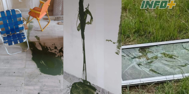 Totoras: rompieron y mancharon con pintura una casa en construcción