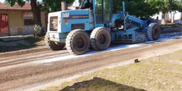 La Comuna de Maciel lleva adelante tareas de mantenimiento de calles