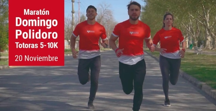 Últimos días para inscribirse a la maratón “Domingo Polidoro” en Totoras