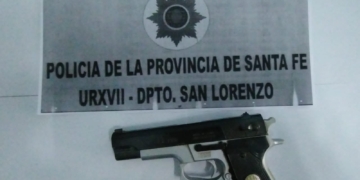 Allanamiento y un detenido en Timbúes: hallaron una réplica de arma de fuego