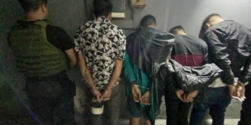 Cuatro detenidos tras balear una casa en San Lorenzo y tirotearse con la policía