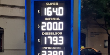 Nuevo aumento de combustibles: la nafta premium ya cuesta 200 pesos