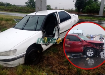 Autopista, lluvia y velocidad: dos despistes a la altura de Monje