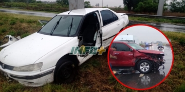 Autopista, lluvia y velocidad: dos despistes a la altura de Monje