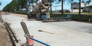 Avanza la obra de pavimentación en las calles de San Genaro