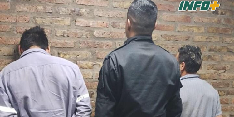 Cortaban cables de alta tensión con una sierra para robarlos y fueron detenidos