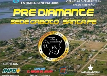 Suspendieron el pre Diamante en Gaboto por cuestiones meteorológicas