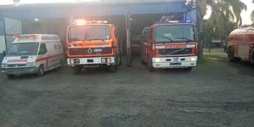 Bomberos Voluntarios de la región hicieron sonar sus sirenas en protesta