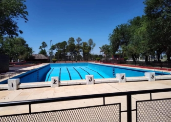 El natatorio del parque comunal de Centeno en obras para la nueva temporada