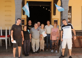 El senador Diana entregó aportes en Maciel, Barrancas y Gaboto